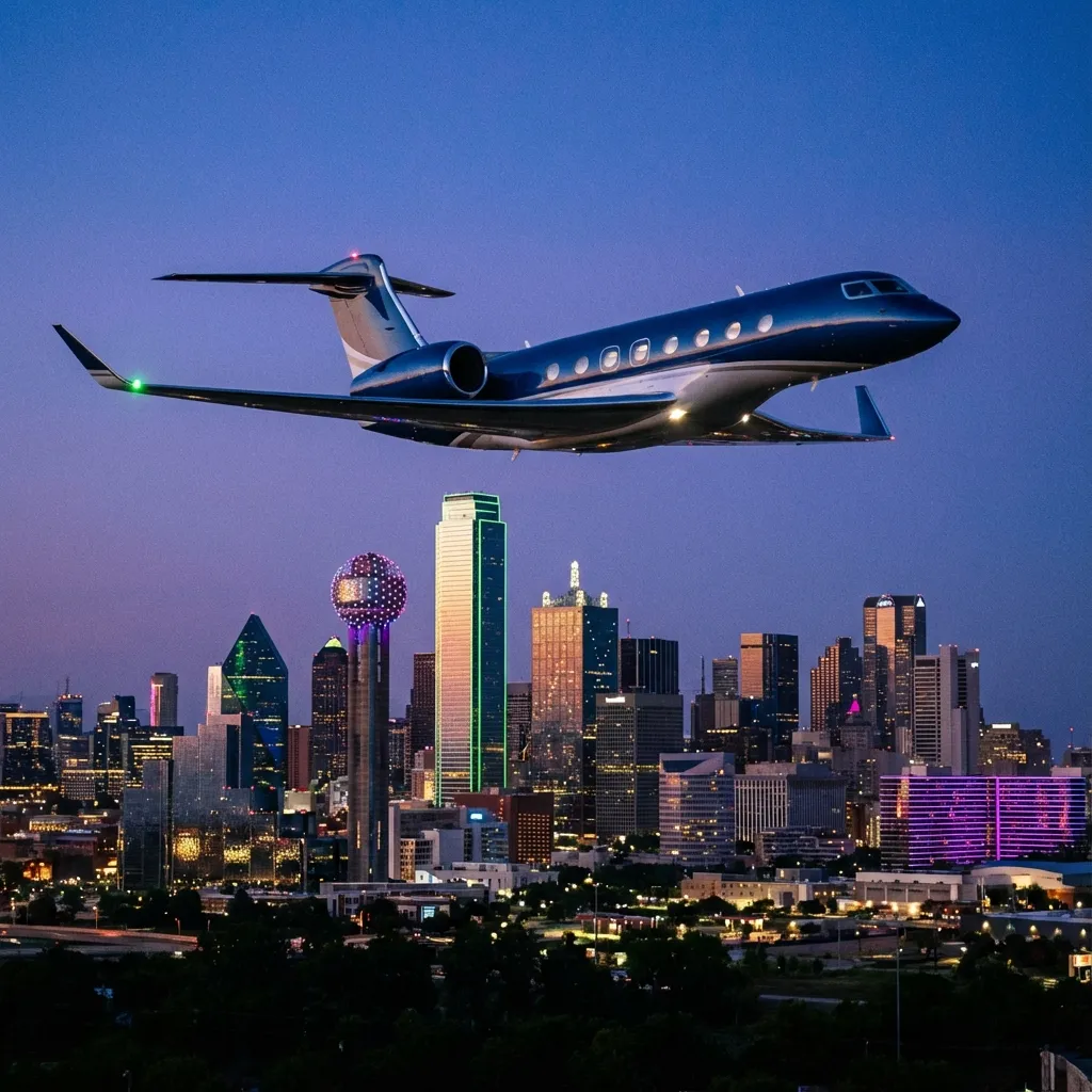 Private Jet Charter to Dallas