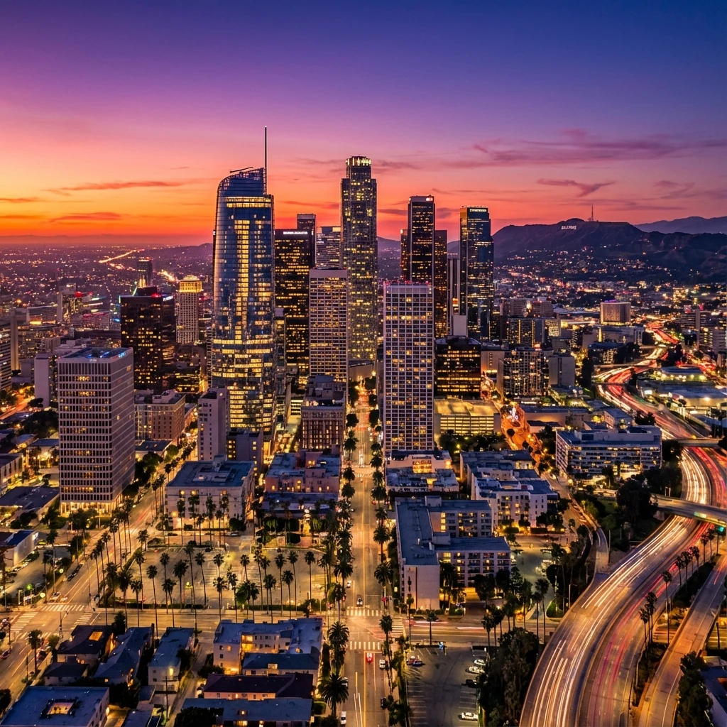 Private Jet Charter to Los Angeles, California