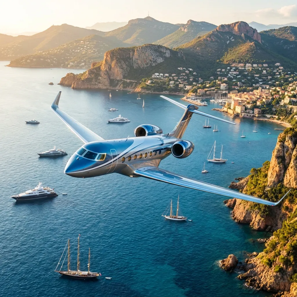 Private Jet Charter to the South of France