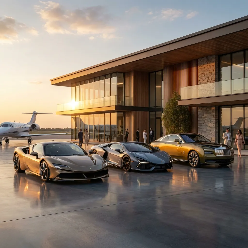 Cloud 9 Exotic Cars Fleet